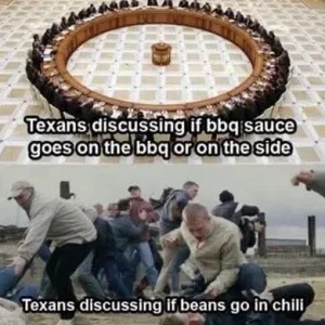 Texans Discussing BBQ Sauce.webp